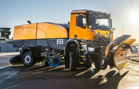 construction-equipment-cleaning Road sweeper